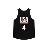 USA-Size 4 Tank Top-Black