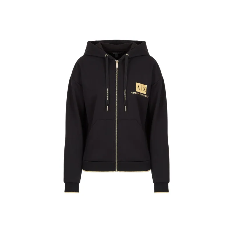 ARMANI EXCHANGE SS22 Sweatshirt Women's Black-0