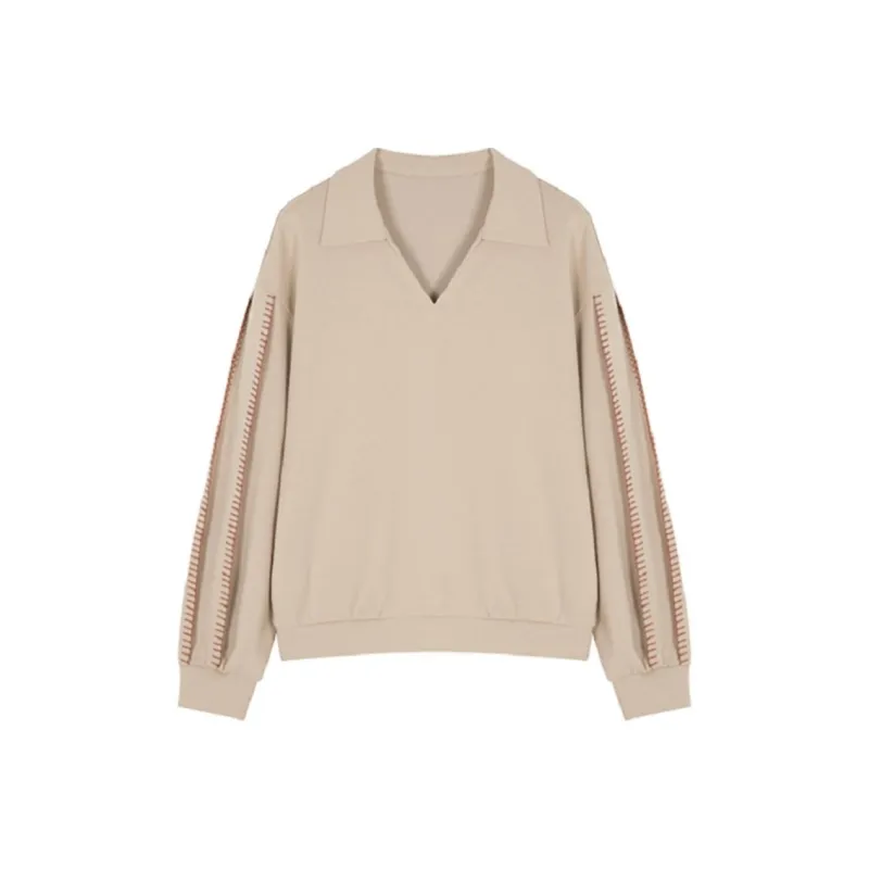 XWI Sweatshirts Women's Camel-0