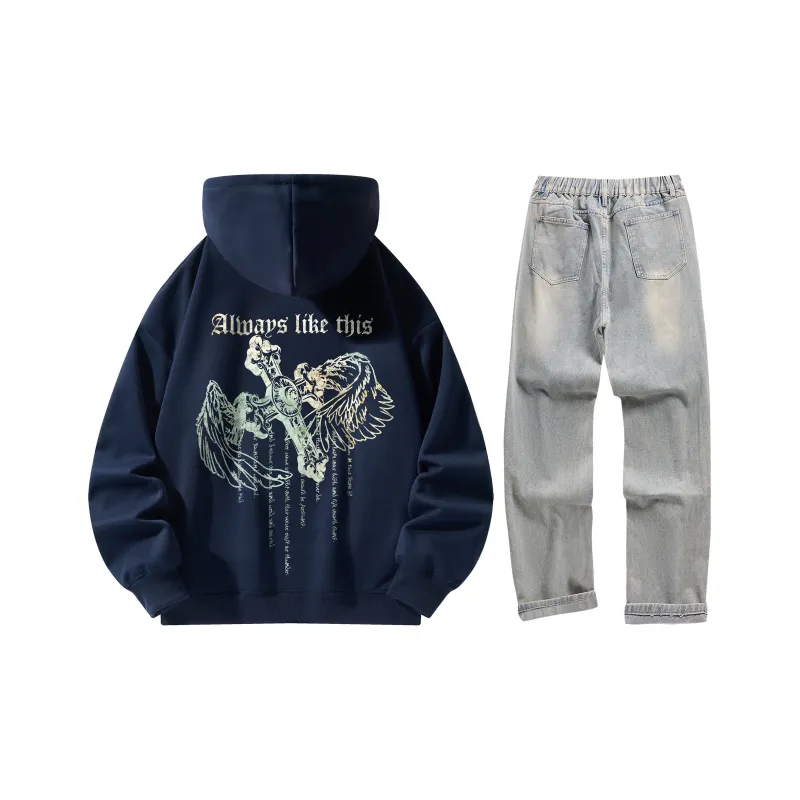 LEVEL Sweatshirt Sets Unisex-21