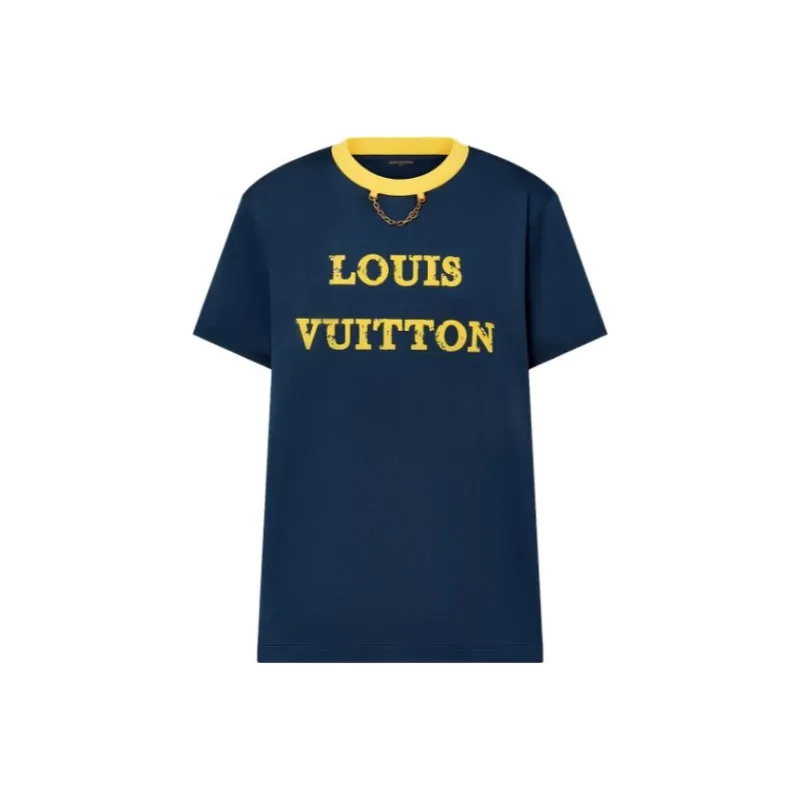 LOUIS VUITTON SS23 T Shirt Women's Navy Blue-0