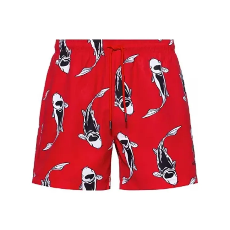 HUGO BOSS Casual Shorts Men's Red-0