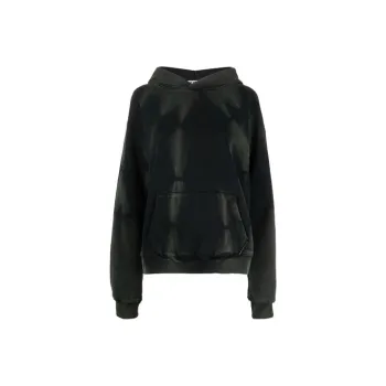 Alexander Wang Long sleeved Acid Washed Hoodie