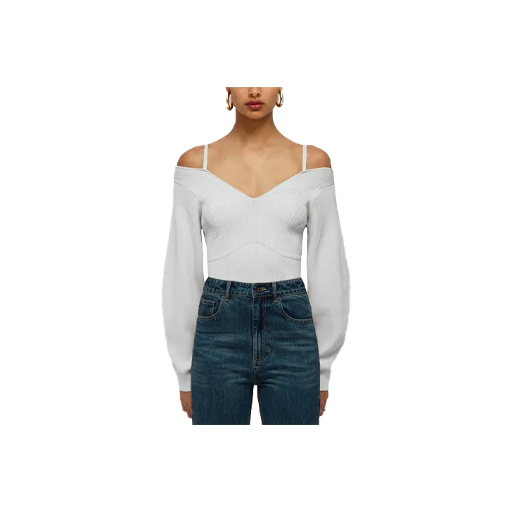 Self portrait SS22 Knitwear Women's Pure White-0