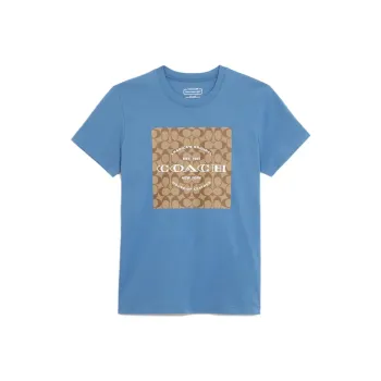 COACH SS23 Regular T Shirt Women's Blue