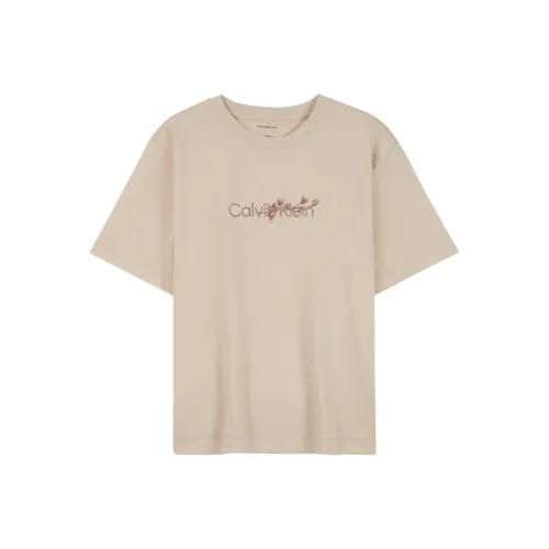 CALVIN KLEIN T Shirt Women's C7P Warm Sand