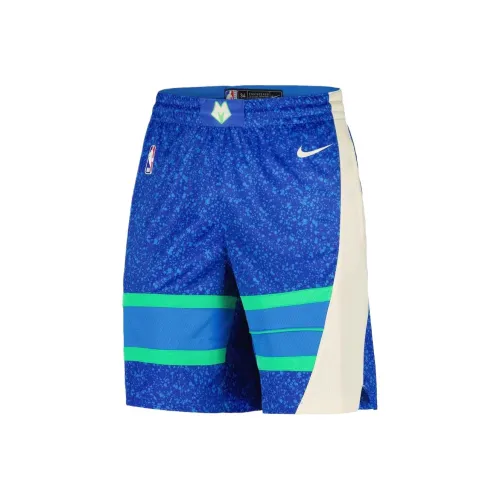 NBA x Nike Milwaukee Bucks Swingman Basketball Shorts Men's Blue