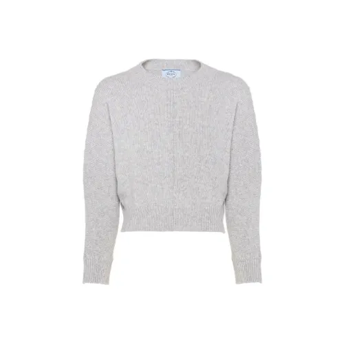 PRADA Slim Fit Sweater Women's Gray