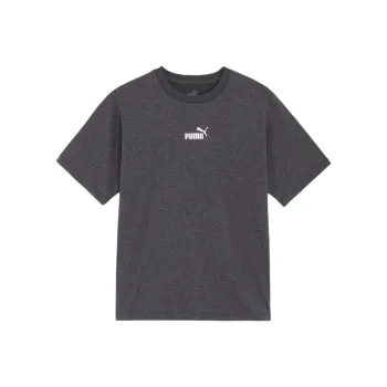 PUMA ESS+ MX NO1 T Shirt Women's Heather Dark Gray