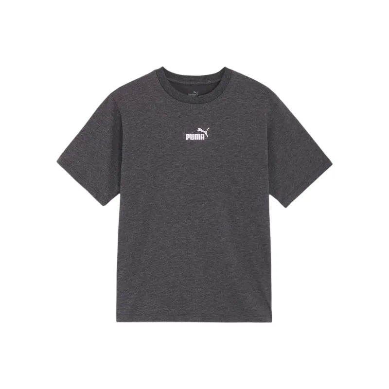 PUMA ESS+ MX NO1 T Shirt Women's Heather Dark Gray-0