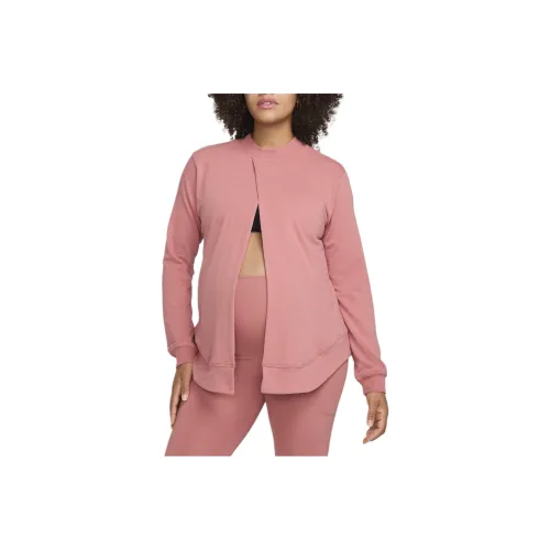 Nike M One Women's Reversible French Terry Pullover Top Maternity