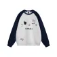 Navy Blue & White Gray