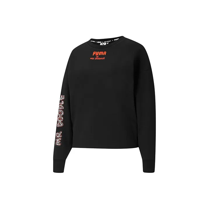PUMA Sweatshirts Women's Black-0
