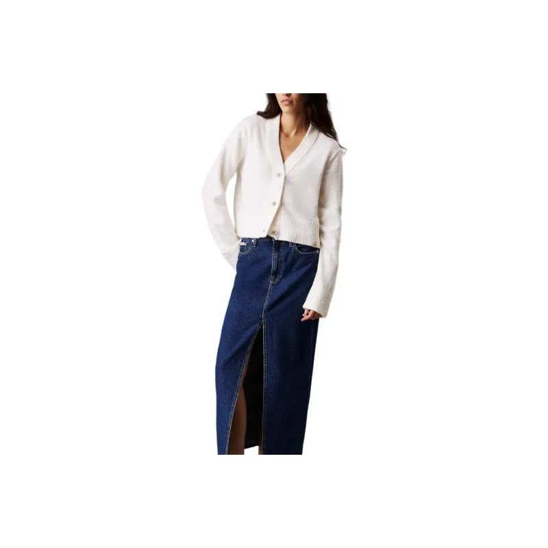 CALVIN KLEIN Sweater Europe Version Women's Ivory-0