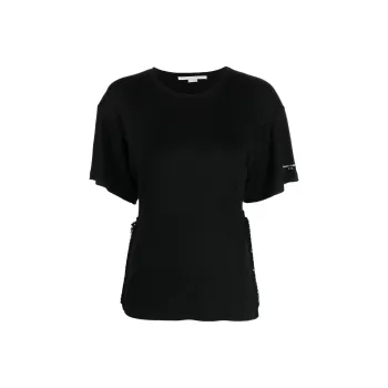 Stella McCartney Chain Detailed Crewneck T Shirt