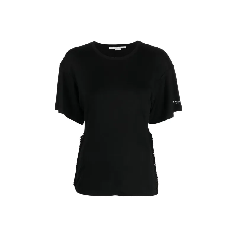 Stella McCartney Chain Detailed Crewneck T Shirt-0