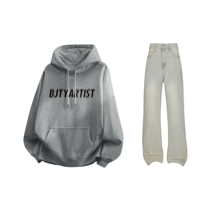 BJTY Sweatshirt Sets Unisex-28