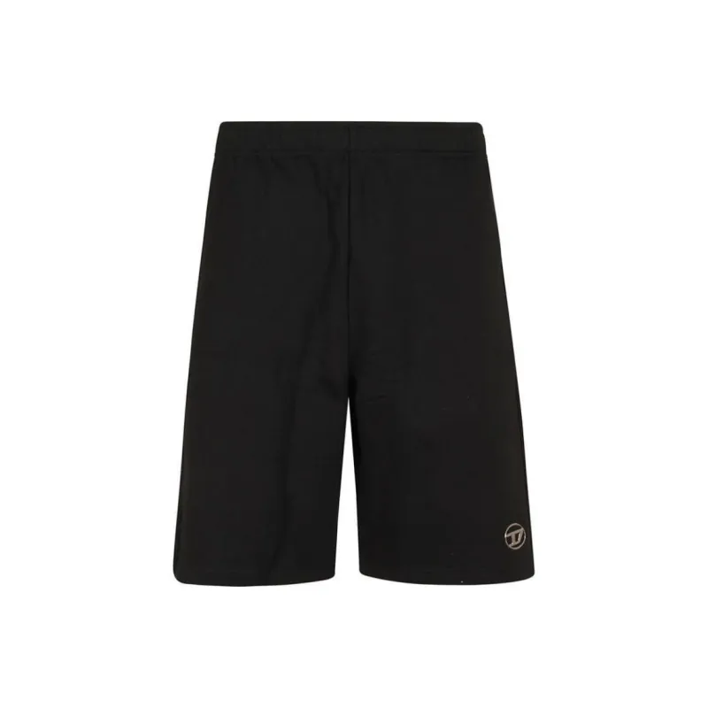 DIESEL P Marshy OD Logo Plaque Sweat Shorts-0