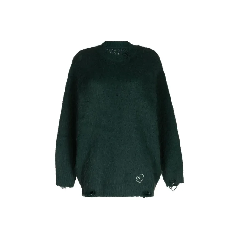 ADER ERROR Distressed Brushed Jumper-0