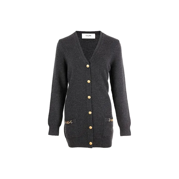 CELINE Loose Fit Knitwear Women's Black-0