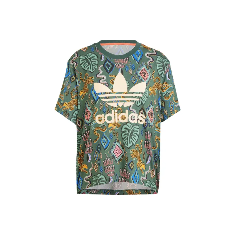 Adidas x FARM RIO T Shirt Women's Mineral Green-0