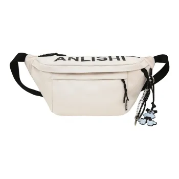 Single Warehouse Nylon Sling Bag Unisex White/Khaki/Gray/Black
