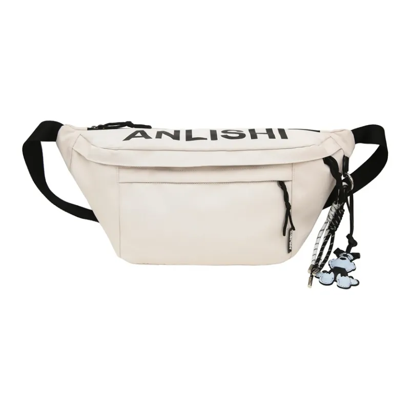 Single Warehouse Nylon Sling Bag Unisex White/Khaki/Gray/Black-0
