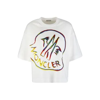 Moncler T Shirts Women's White
