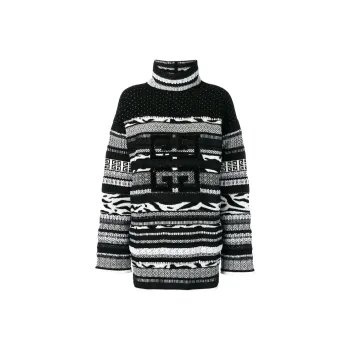 Givenchy Textured Roll-neck Sweater