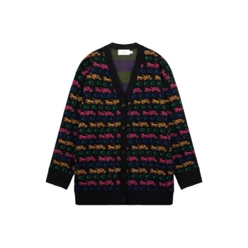COACH SS22 Loose Fit Sweater Women's Black