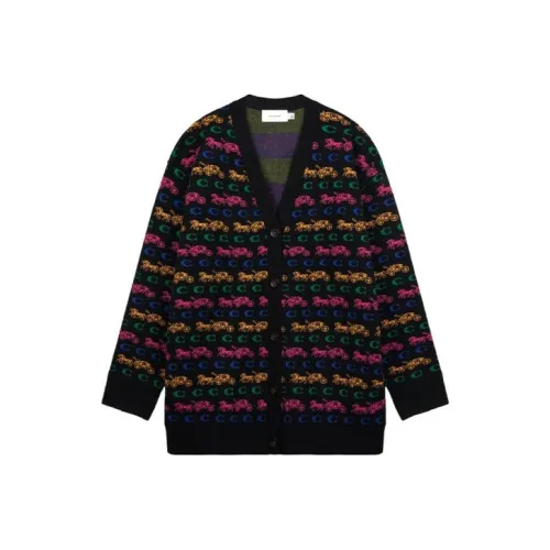 COACH SS22 Loose Fit Sweater Women's Black