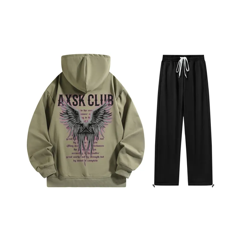 A.X.S.K Sweatshirt Sets Unisex-18