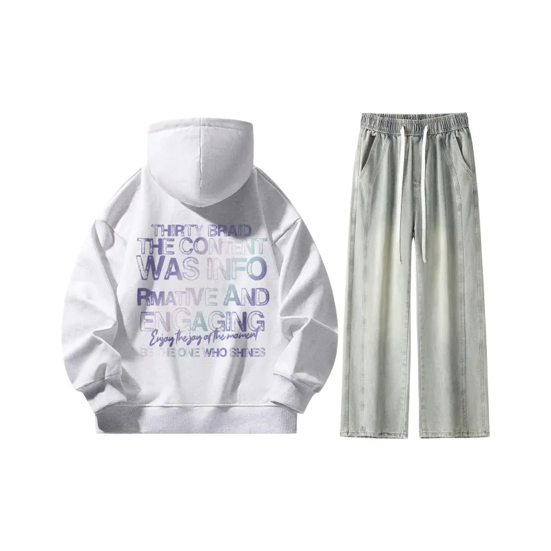 30BRAID Sweatshirt Sets Unisex-84