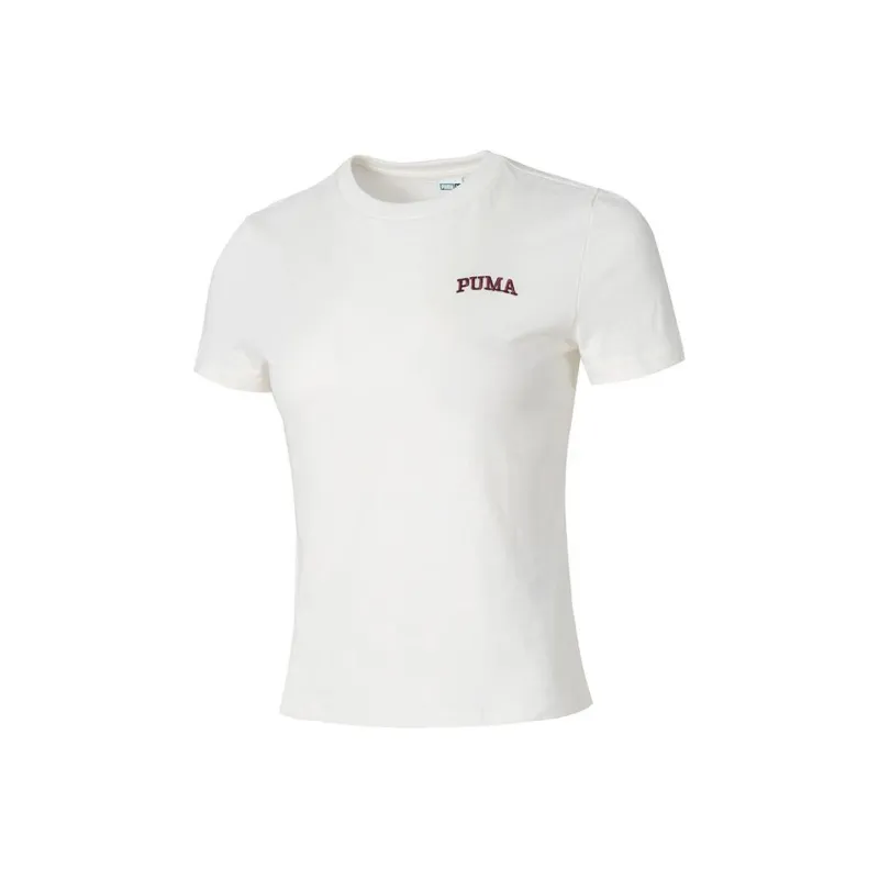 PUMA T Shirts Women's White-0