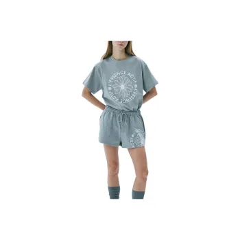 MARDI MERCREDI SS25 T Shirt Women's Grey/ivory Korean Style