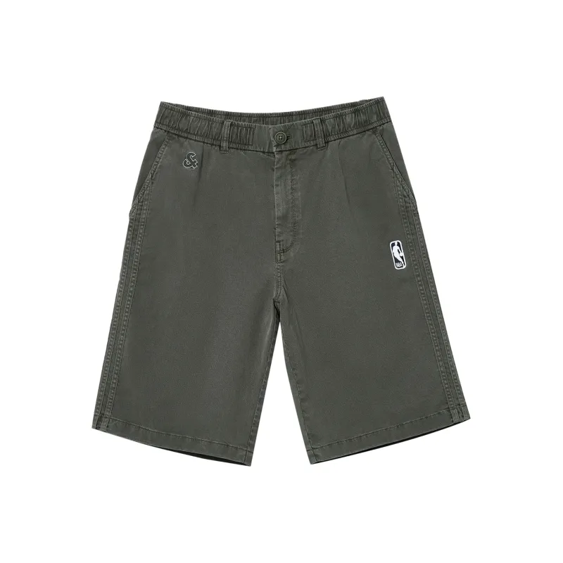 JACK JONES· x NBA Casual Shorts Men's Olive Black-0