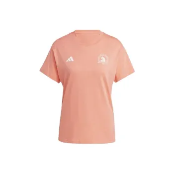 Adidas T-Shirts Women's Peach Pink