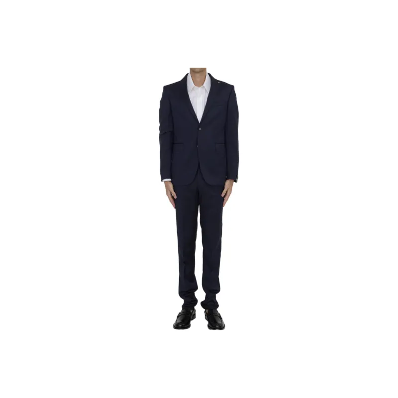 Tagliatore Business Suits Men's Blue-0