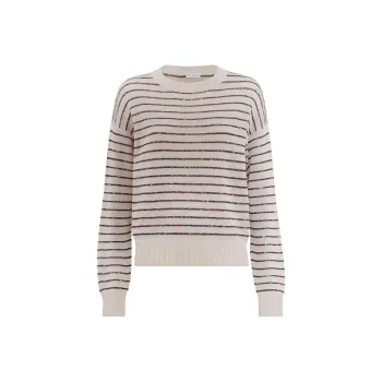 Brunello Cucinelli Striped Crewneck Jumper
