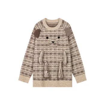 UOOYAA Sweaters Women's Khaki