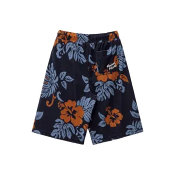 Maison Kitsune Floral print Cotton Shorts