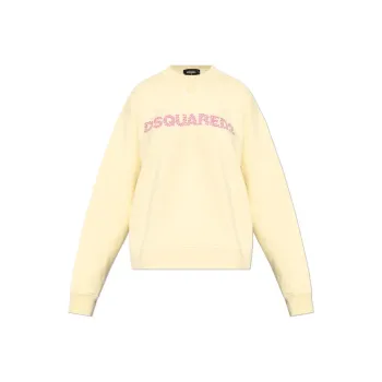 DSQUARED 2 Brushed Fleece Logo Cool-Fit Sweatshirt