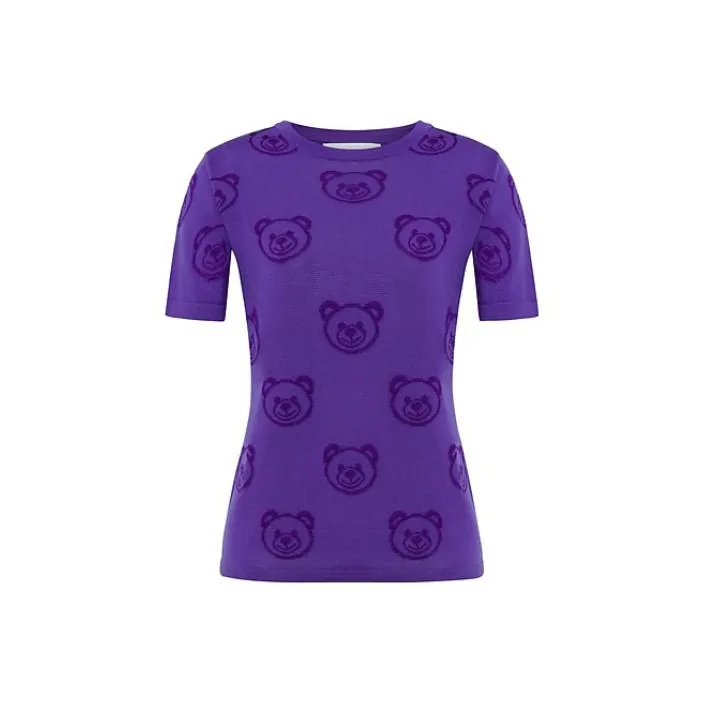 MOSCHINO SS22 Knitwear Women's Purple-0