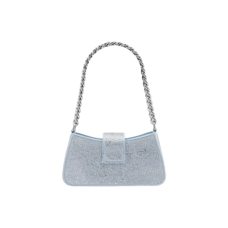 Misbhv Cow Leather Shoulder Bag Mini Women's Baby Blue-1