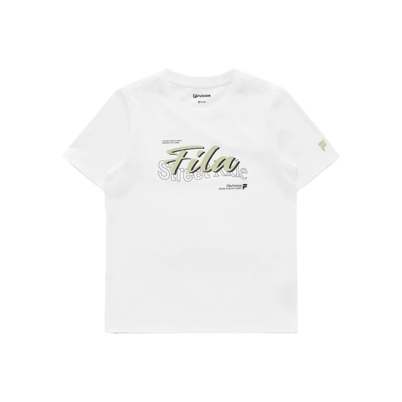 FILA FUSION SS23 Set in Sleeve T Shirt Women's White-0