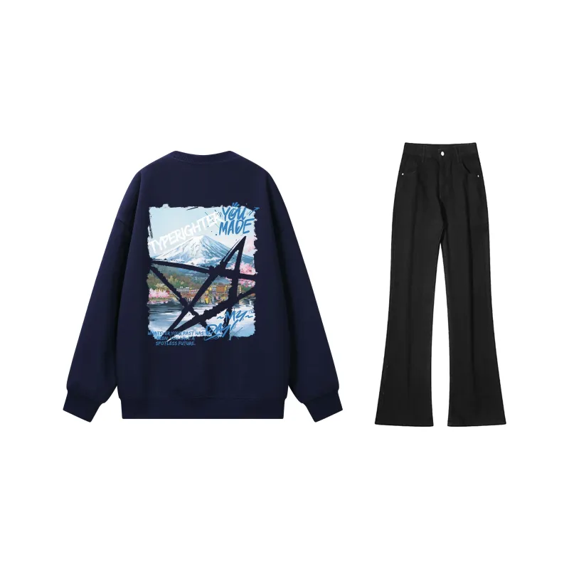 TYPERIGHTER Sweatshirt Set Unisex-5