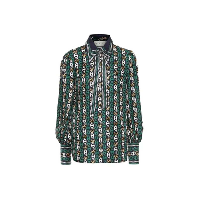 GUCCI Shirts Women's Green-0