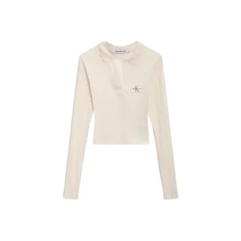 CALVIN KLEIN Regular T-Shirt Women's Almond Yellow