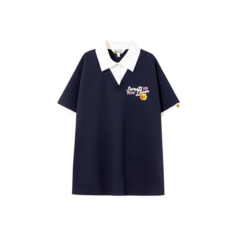 B.Duck T Shirt Women's Navy Blue-0