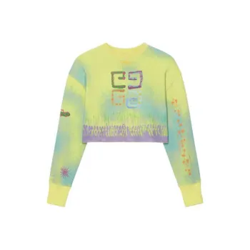 Givenchy Cropped Sweatshirt 'Multicolor'